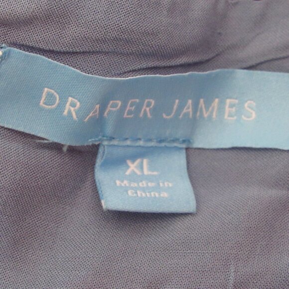 Draper James Midi Flutter Sleeve Lined Wrap Dress Blue Floral Size XL NWT - Picture 3 of 6